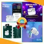 سماعه ايربود برو اصلية - عزل ضوضاء ضمان 12 شهر FDY HB-A03