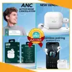 سماعه ايربود PRO 3 اصلية - عزل ضوضاء ضمان 12 شهر FDY HB-A04