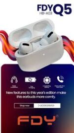 ⁦سماعه ايربود برو اصلية - عزل ضوضاء ضمان 12 شهر FDY HB-A03⁩ - الصورة ⁦2⁩