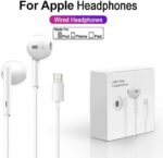 ⁦سماعات اذن سلكية  لايفون - معتمدة من ابل - تحكم مدمج في مستوى الصوت وميكروفون متوافقة مع ابل⁩ - الصورة ⁦5⁩