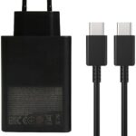 شاحن 65 وات فائق السرعه مع كابل نوع سي الى - هواتف سامسونج