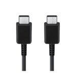كابل سامسونج USB-C بطول 1.2 متر يدعم الشحن السريع ونقل البيانات، اسود