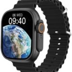 ساعة ذكية X9 الترا سمارت بشاشة سوبر اموليد 2.02 بوصة متوافقة مع تطبيق ويرفيت برو لنظامي iOS واندرويد مقاومة للماء بمعيار Ipx67 (لون اسود)