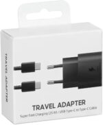 ⁦شاحن USB نوع C بتقنية الشحن السريع بقدرة 25 وات مع كابل بطول 2 متر متوافق مع موبايل سامسونج جالاكسي S25/S25 الترا/S25+/S24/S24 الترا/S24+/S23 الترا/S23/s22/S21/S20 /A55/A45⁩ - الصورة ⁦2⁩