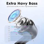 ⁦سماعة اذن لاسلكية من اورايمو OEB-E104DC، ضمان لمدة 12 شهر، لون اسود⁩ - الصورة ⁦5⁩