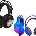 سماعة رأس هيدفون لاسلكية بلوتوث من لبوبو AH-980G مع إضاءة RGB وعزل ضوضاء – لون أخضر